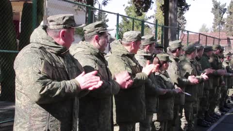 Колонна мобильного многопрофильного госпиталя ЮВО приступила к совершению марша из Абхазии