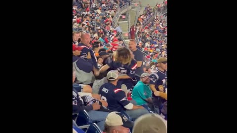 NFL Ladies Brawl In Gillette Stadium Stands