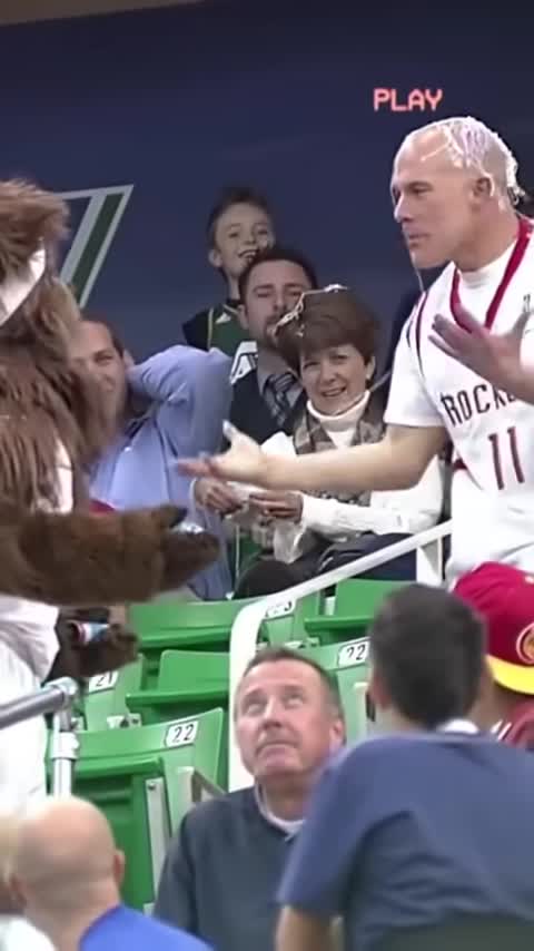Mascot out of control