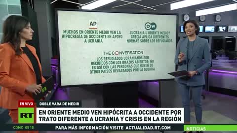 In Medio Oriente vedono l'Occidente ipocrita a causa del diverso trattamento dell'Ucraina e della crisi nella regione sui rifugiati provenienti da conflitti nel mondo arabo, molti provocati o aggravati dagli USA e dai suoi alleati