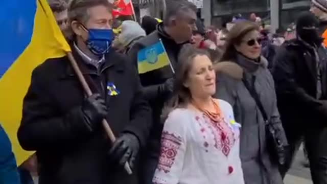 CANADA - Chrystia Freeland care more about freedoms in other countries than their own