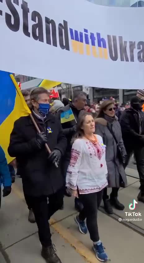 CANADA - Chrystia Freeland care more about freedoms in other countries than their own