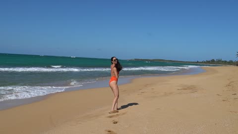 Beautiful beach of Puerto Rico