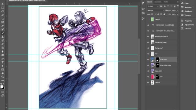 Time lapse: Coloring page 81