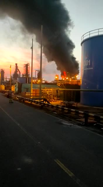 Incendio en Ecopetrol