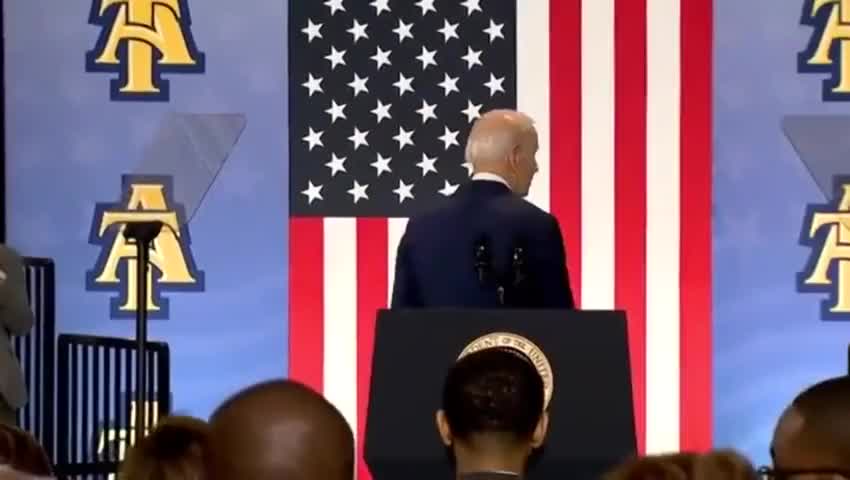 Biden Embarrasses Himself And Us All By Shaking Hands In The Air!