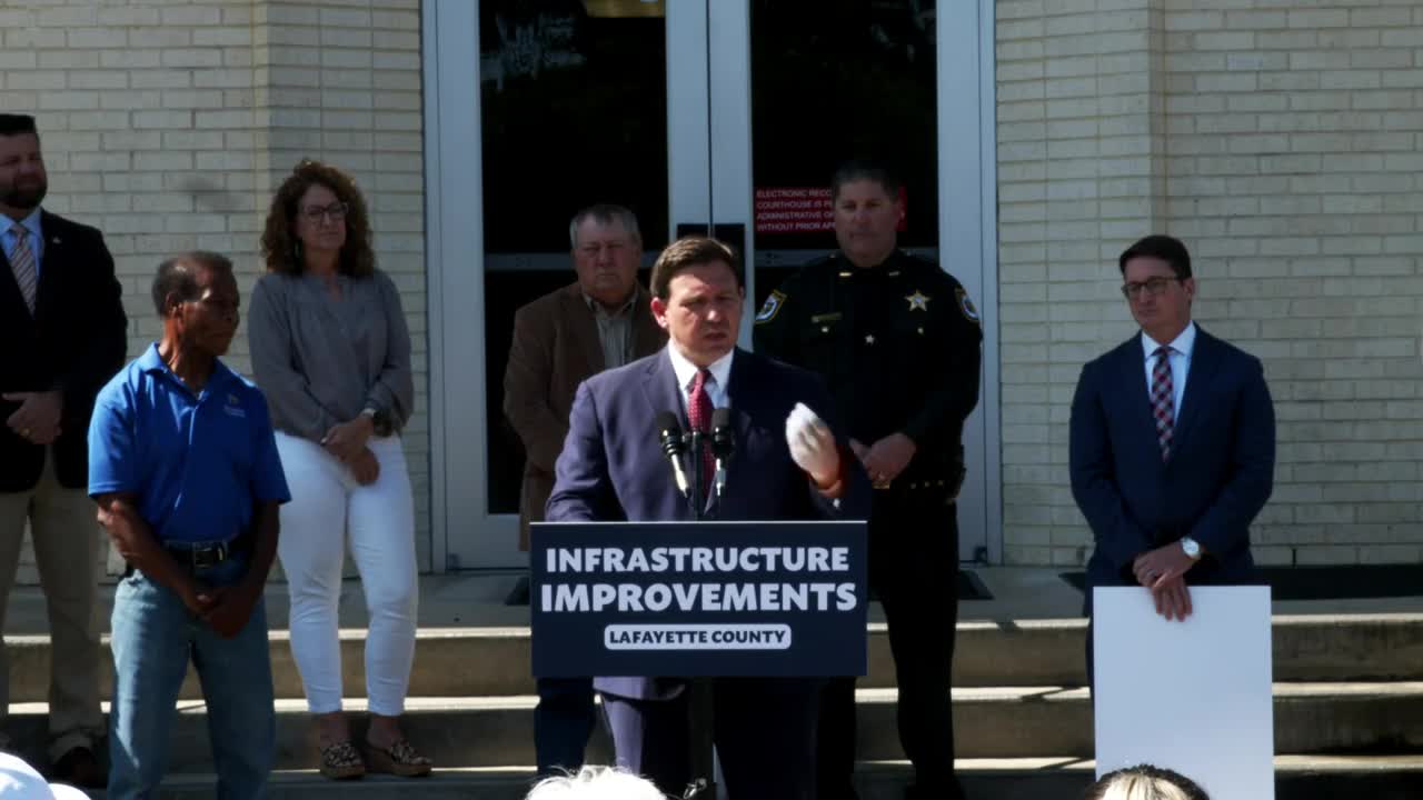 Governor Ron DeSantis Announces nearly $30 million for Rural Infrastructure