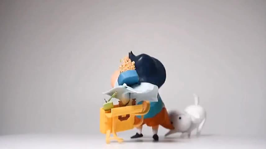 Making a fun 'anime character Kazema Tsuru' out of clay is fun and cute