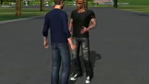 Zambian fight animation