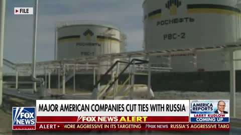 A growing number of companies are cutting ties with Russia following the invasion of Ukraine