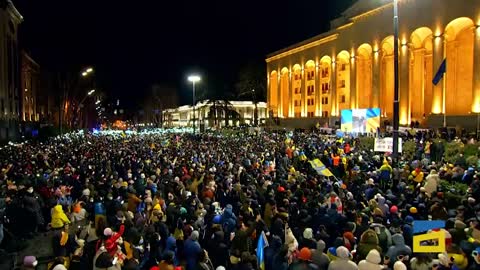 All for #Ukraine tonight in Tbilisi