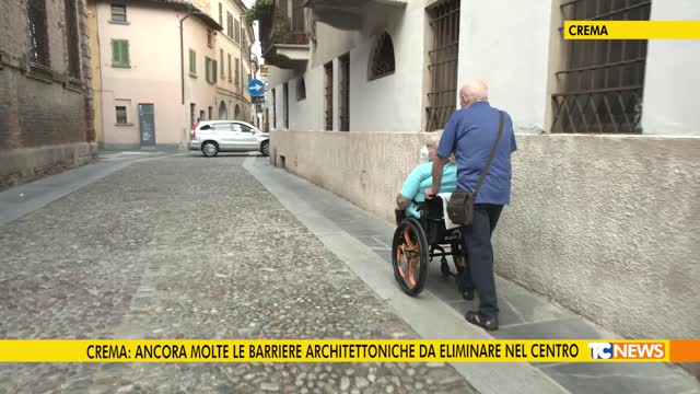 Crema: ancora molte le barriere architettoniche da eliminare nel centro