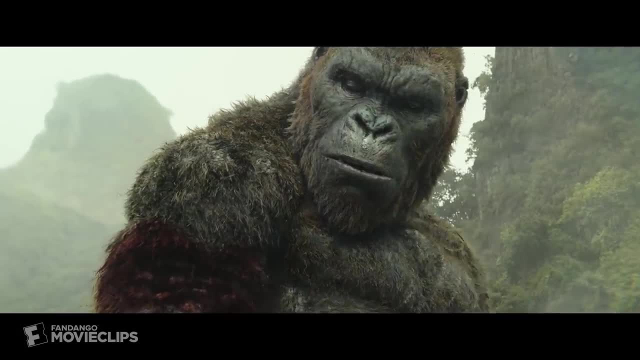 Kong: skull island 2021 kong vs ginat squid