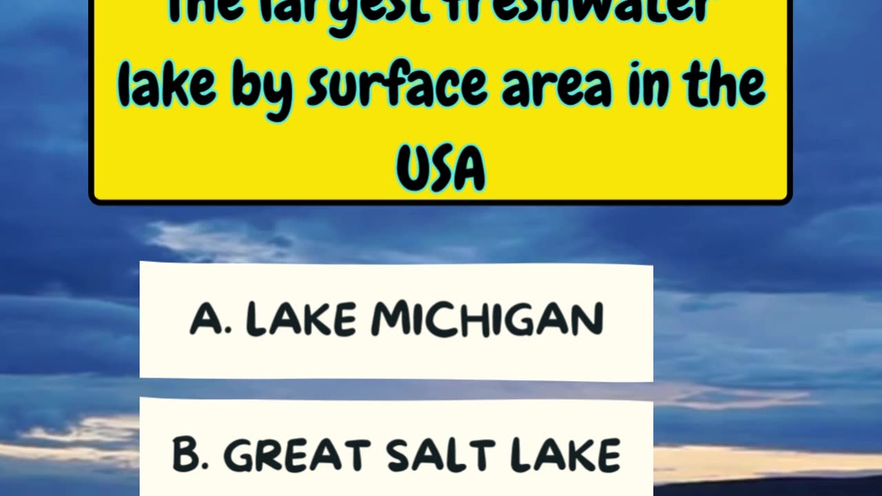 Trivia Challenge. Geography of USA 6