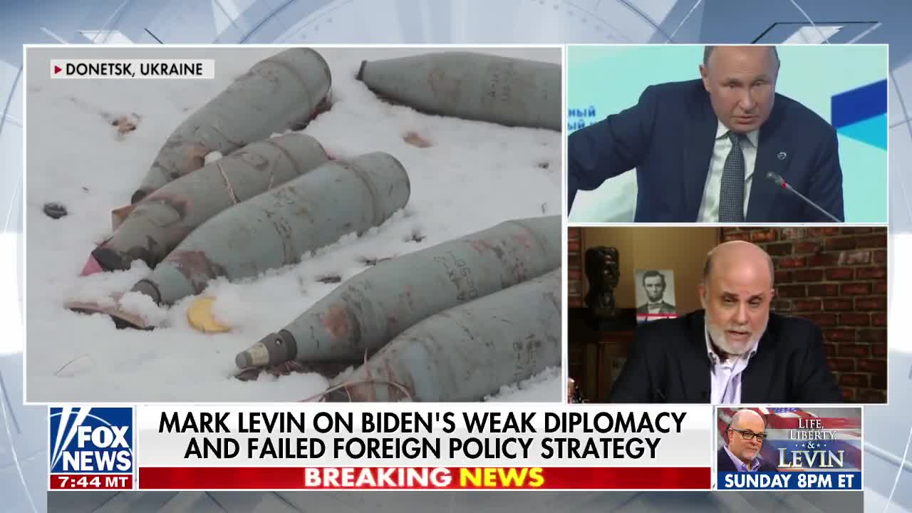 Mark Levin reacts to Biden's handling of Russian invasion of Ukraine