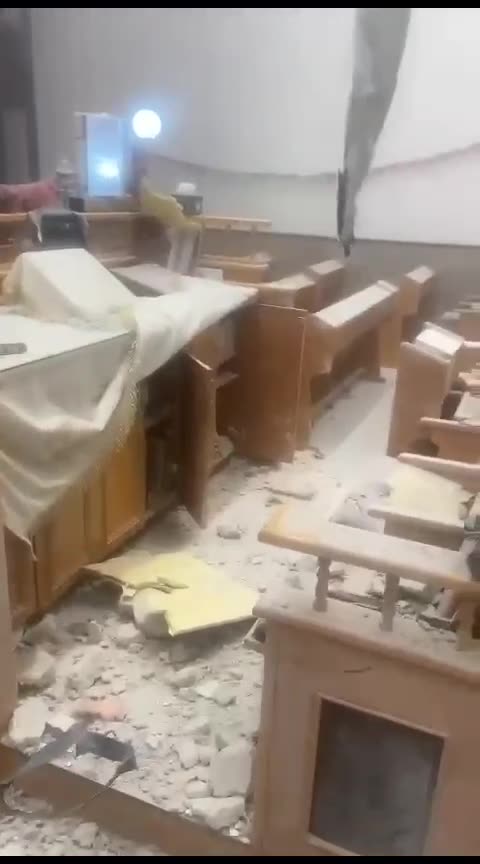 Damage to Jewish Temple in Ashkelon