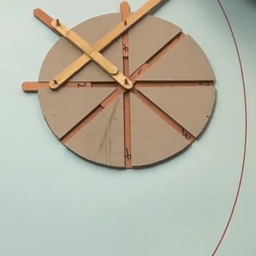 Genius thing'y that draws an eclipse flawlessly #genius #craft #papercraft #papercraftideas