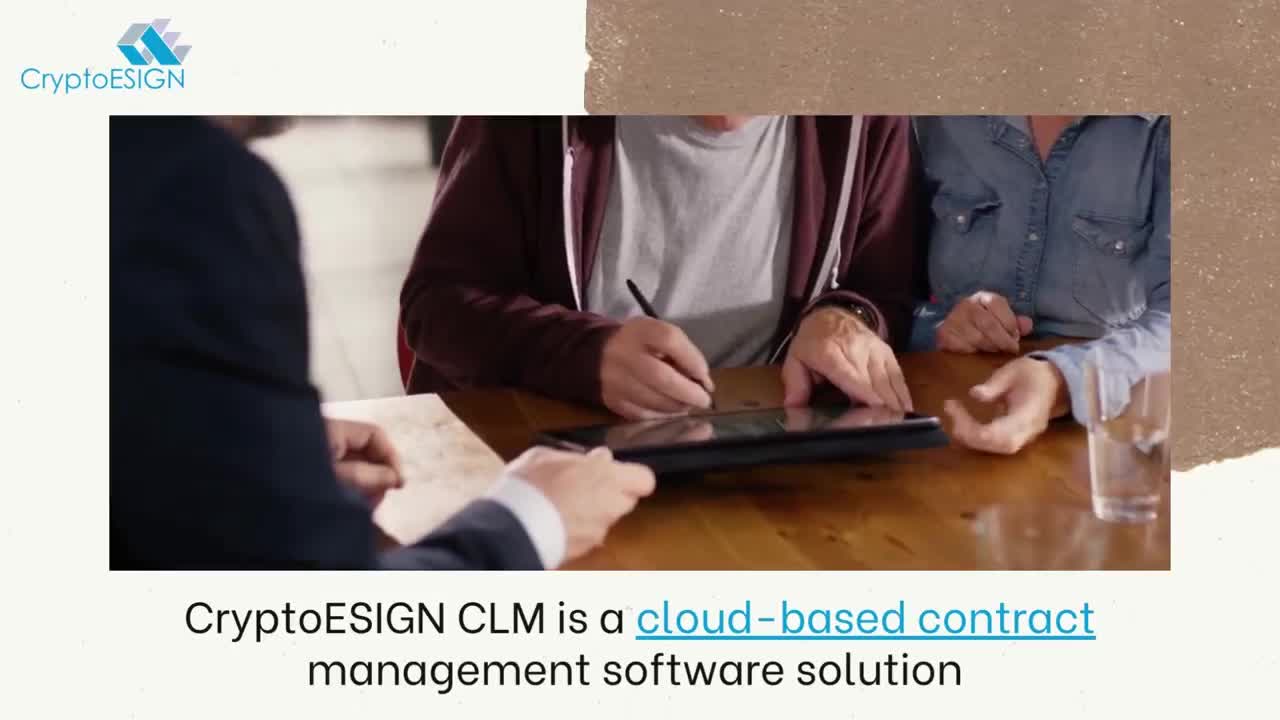 Introducing CryptoESIGN Contract Lifecycle Management.