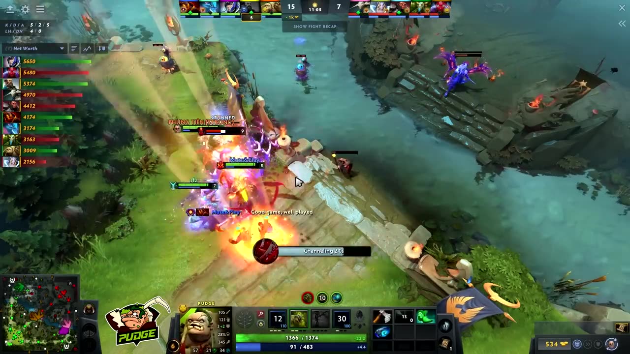 This is how a 12K MMR player from SEA plays Pudge 5 Pudge Official