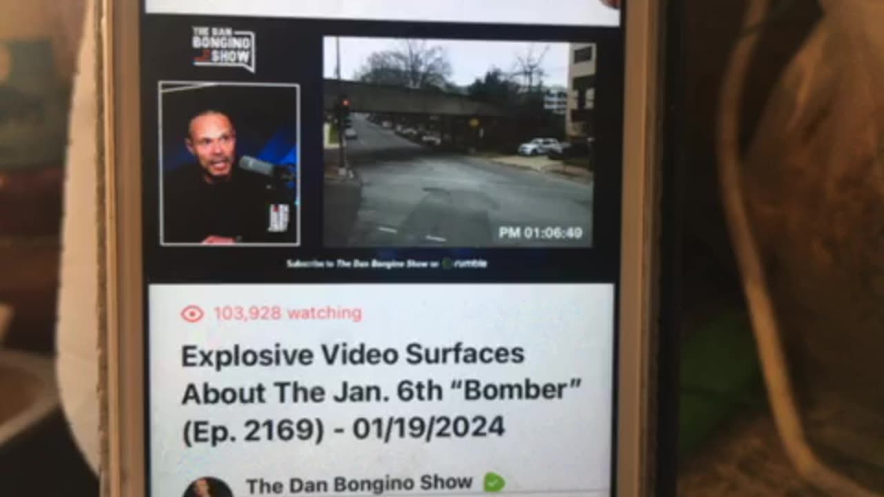 Explosive video surfaces of January 6 “bomber” -Dan Bongino Rumble