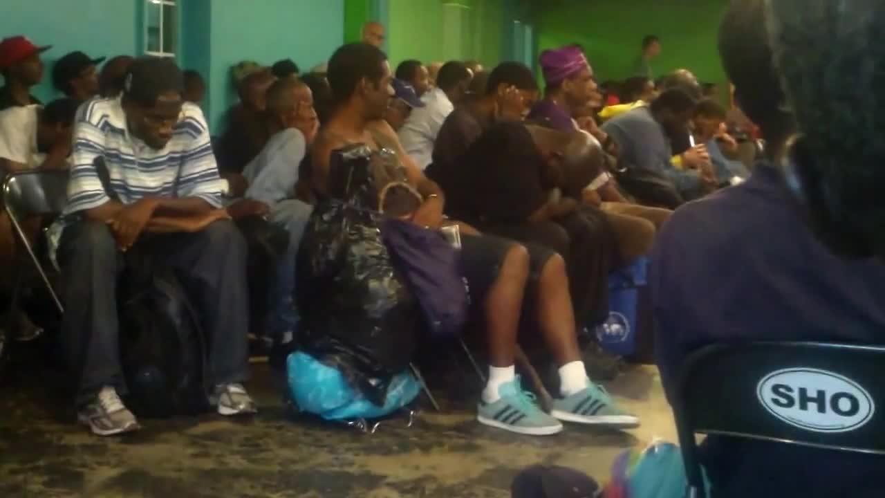 Homeless people under the care of Christians in Atlanta