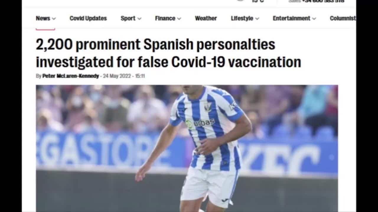 Sousa-Faro and other personalities faking their COVID-19 vaccination status