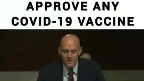 FDA Will Not Authorize or Approve Any COVID19 Vaccine