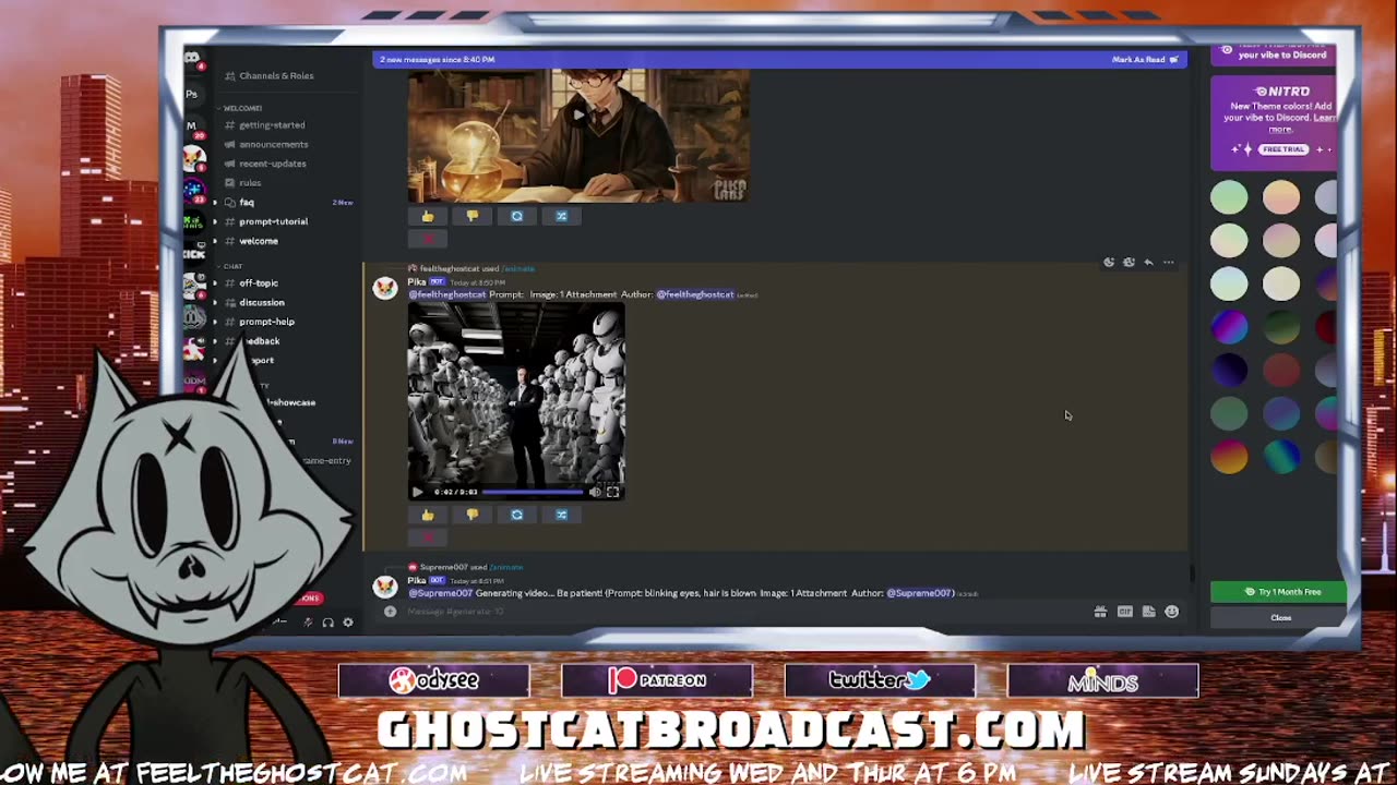 GhostCat BroadCast: Ai video editing