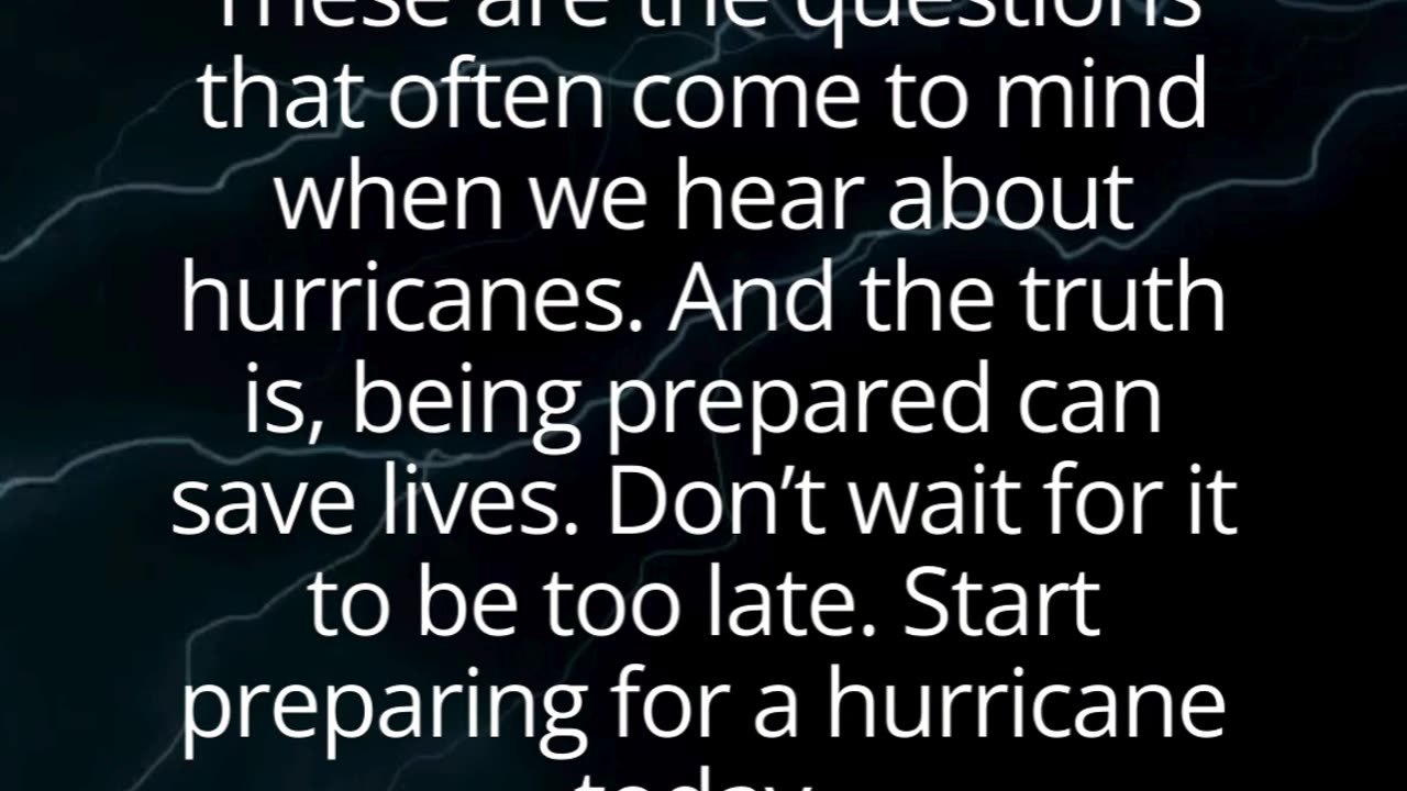 Hurricane preparedness #hurricanes #disasters