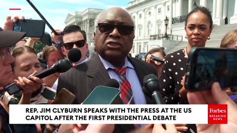 BREAKING NEWS- Jim Clyburn Delivers Message Of Support To Biden After First Presidential Debate