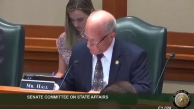 Texas Senator discussing un-vaccinated rights