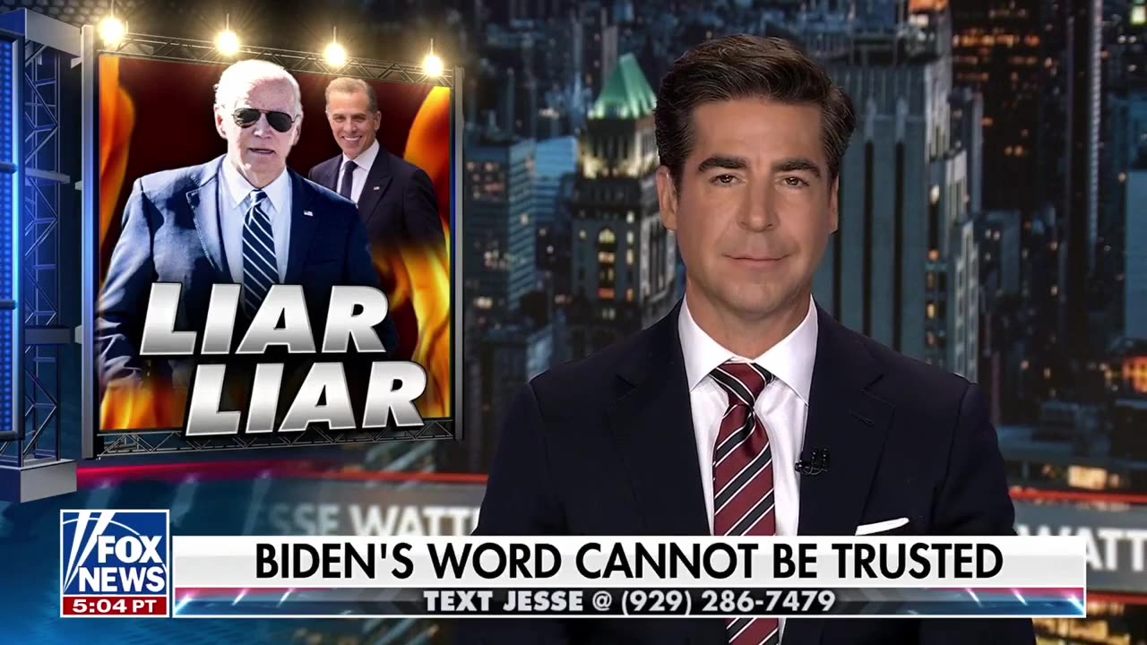 Watters Bidens Presidency Started and Ended With A Cover-Up