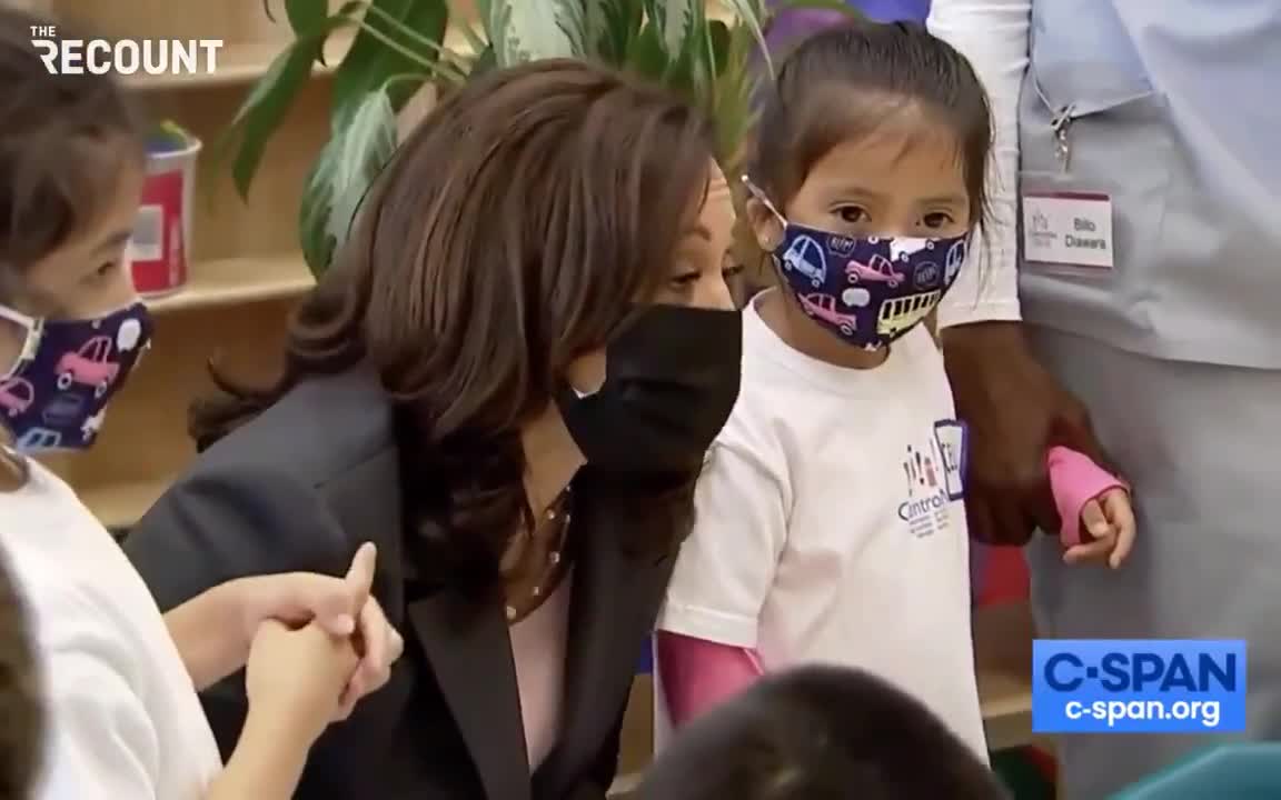 Kamala Harris Brags to Preschoolers that She's the First Woman VP