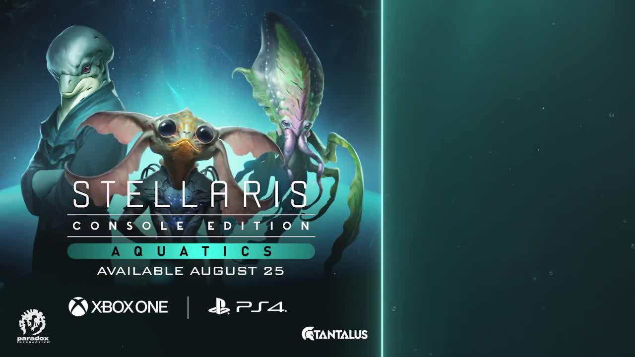 Stellaris: Console Edition - Aquatics Species Pack - Official Release Date Announcement Trailer