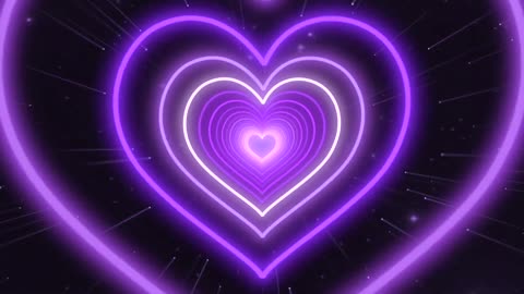 208. Bg Animation Heart Moving Background💜Purple Heart Background Heart