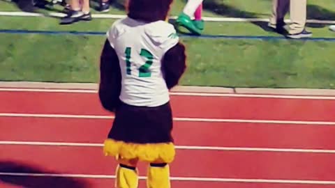 School Mascot has had too much CBD oil!!!!!!