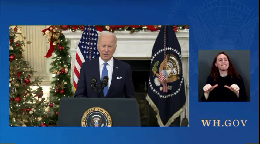 Biden Vilifies Unvaccinated in Covid Strategy Press Conference