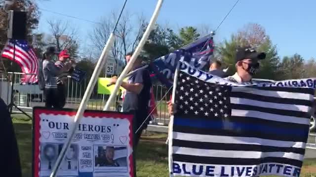 Bedminster NJ Trump supporters