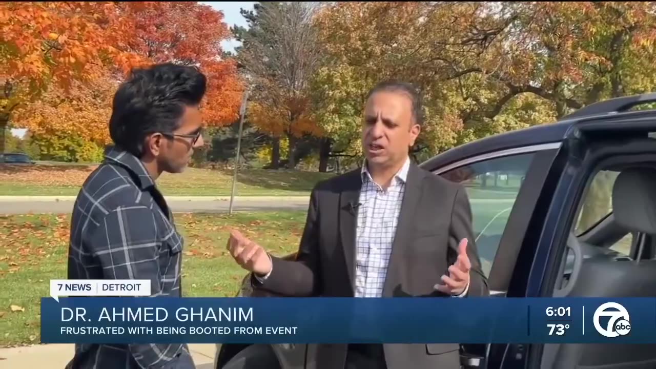 President Trump meets with Arab Americans because he's the president of PEACE.