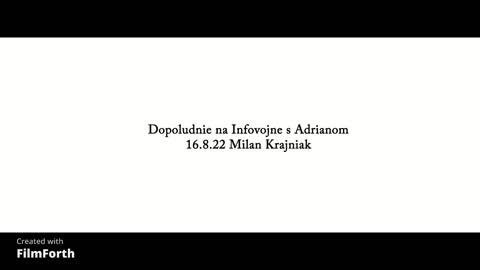 Dopoludnie na Infovojne s Adrianom 16.8.22