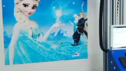 Wall printer machine