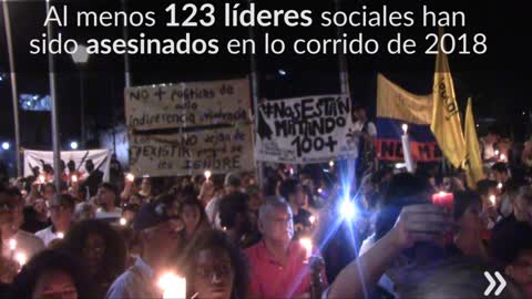 Bumangueses exigieron justicia para líderes sociales asesinados