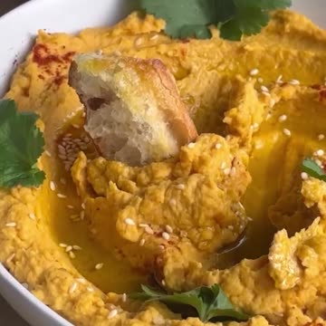 Roasted carrot and butter bean dip - RECIPE IN DESCRIPTION