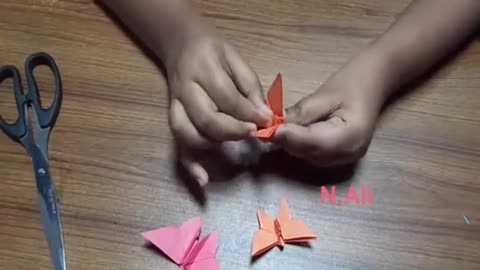 Beautiful Paper Butterflies - Easy Origami Paper Craft
