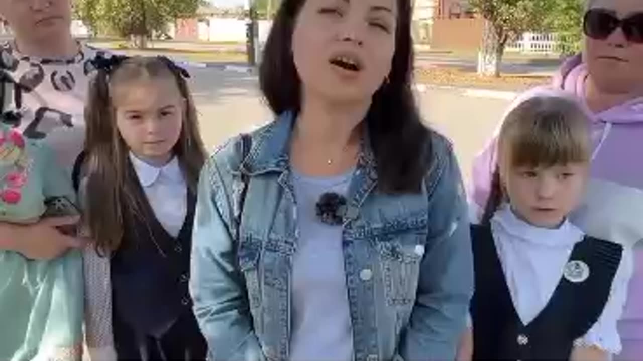 We have no school, it burned down' - Children attend classes at a local kindergarten