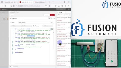 How to Set Up Visual Call Notifications for A9G Board Incoming Calls on Node-RED Dashboard | IoT |