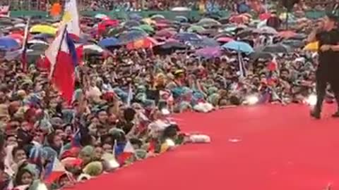 THE BIGGEST RALLY IN TACLOBAN CITY BBM MARCOS SARAH DUTERTE.