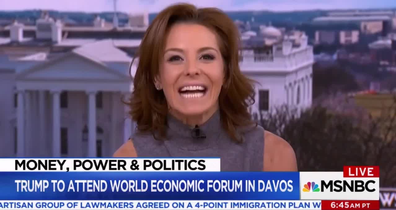 In Fact-Challenged Rant, MSNBC Host Criticizes Trump for Going to Davos, Admits She Went in Past