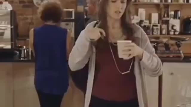 funny sugar mixing by waiter