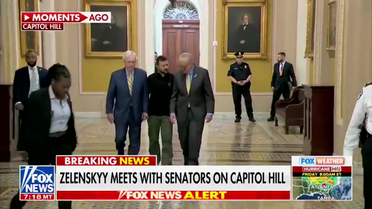 Zelensky is on Capitol Hill with McConnell and Schumer🙄🙄🙄